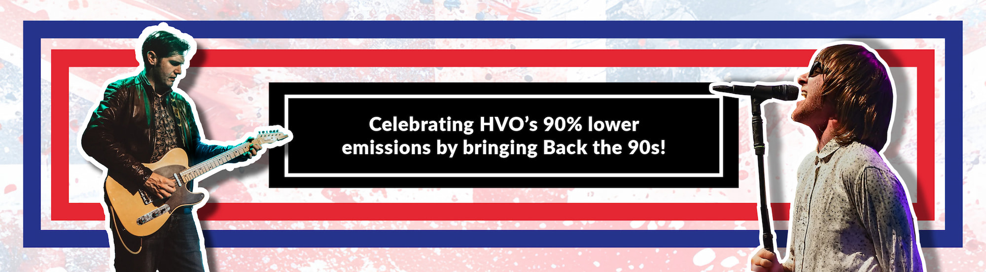 Celebrating HO's 90% lower emissions by bringing Back the 90s!