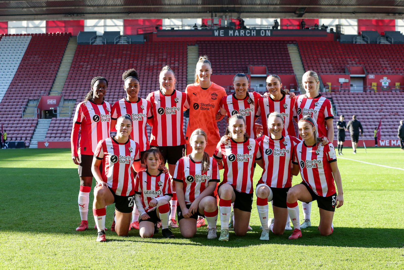 Southampton FC Women Team Photo WP Group